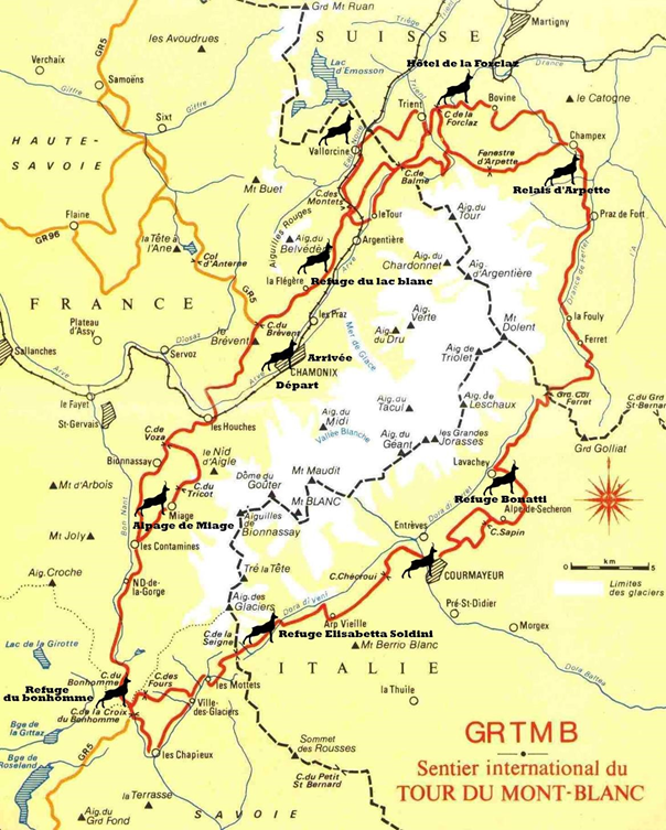 Tour du Mont Blanc intégral - 11 jours - circuit TMB - Bivouac Trek