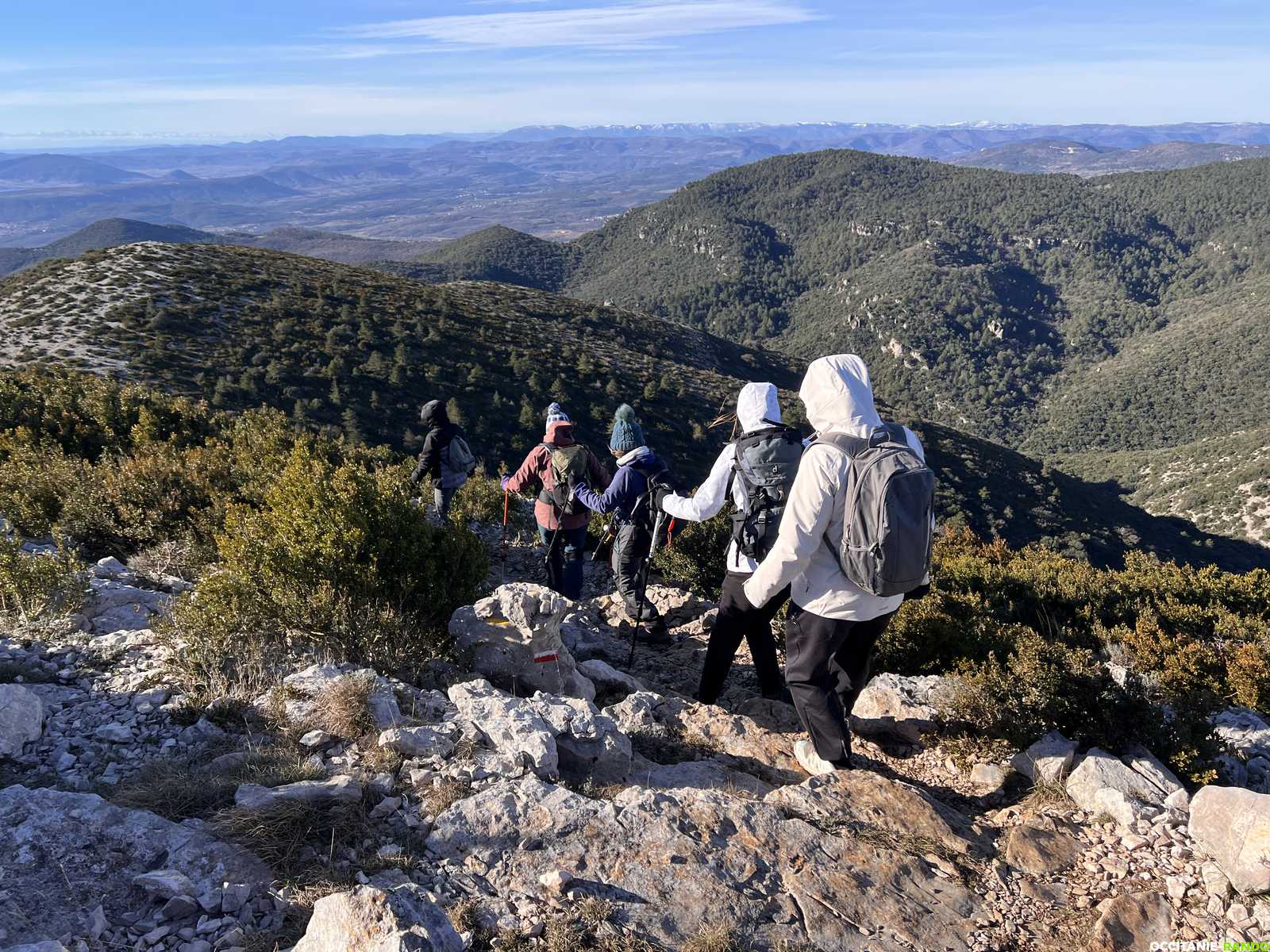 Randonnée Montpeyroux – Mont Saint-Baudille - massif de la Séranne