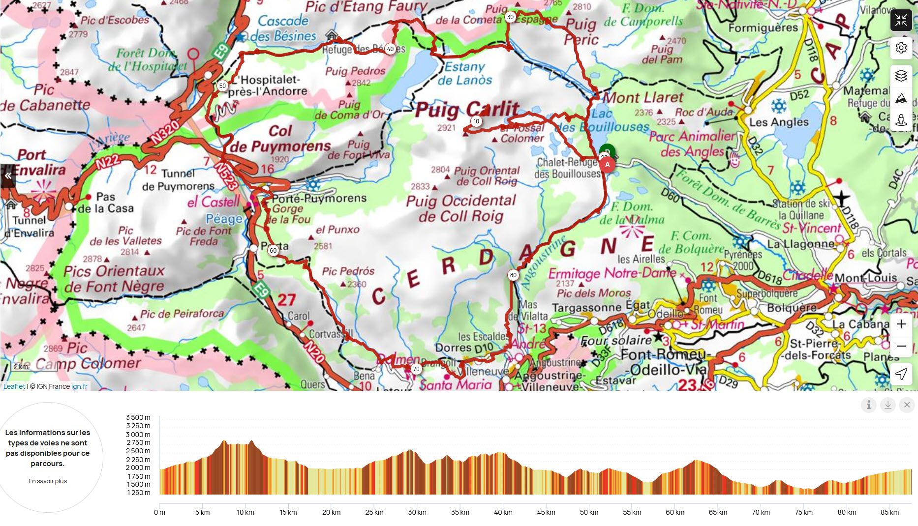 Randonnée itinérante - Tour du massif du Carlit - Bouillousses - Pyrénées-Orientales - 4 jours