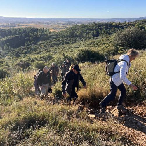 Occitanie Rando Randonnee Herault Saint Saturnin Rocher Deux Vierges 77